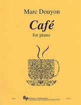 Cafe piano sheet music cover